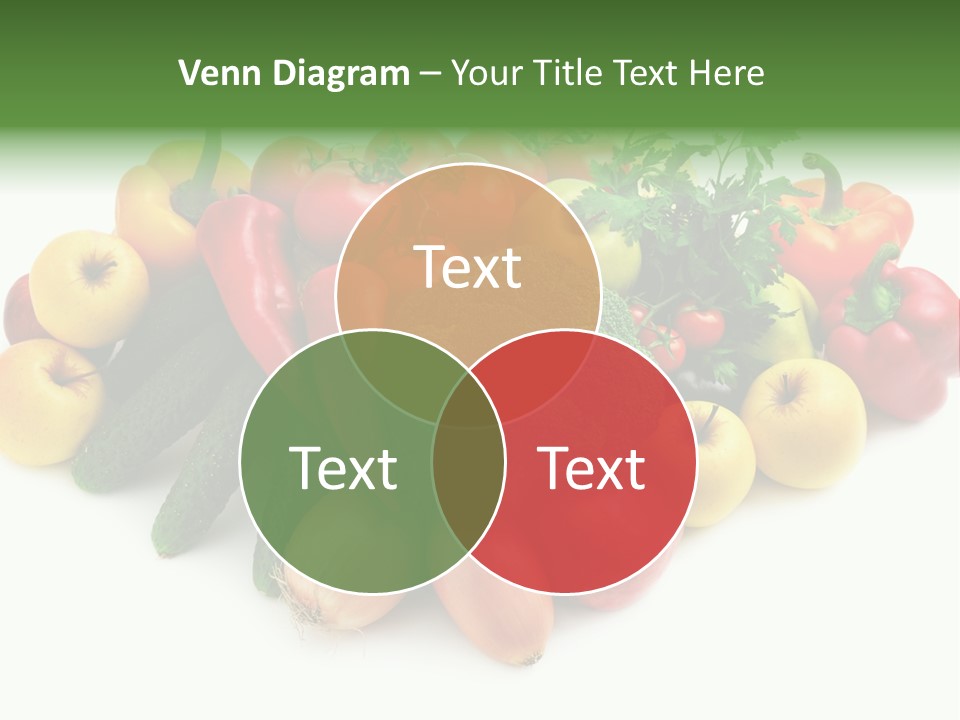 Arrangement Pepper Background PowerPoint Template