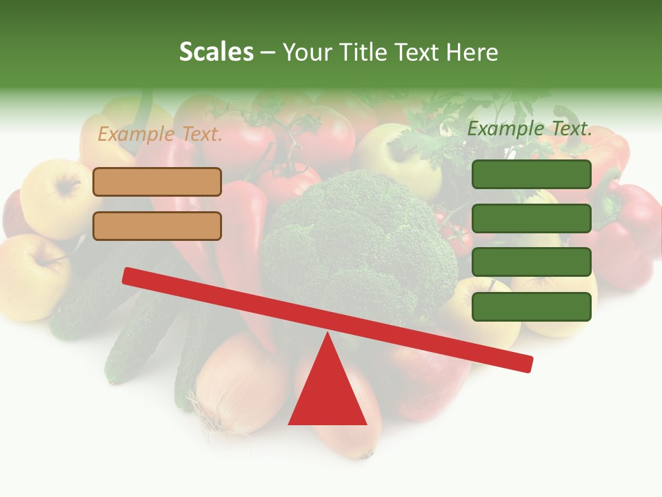 Arrangement Pepper Background PowerPoint Template