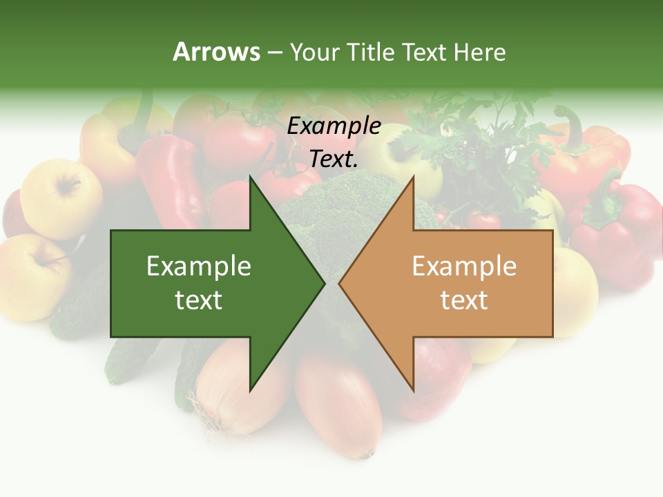 Arrangement Pepper Background PowerPoint Template