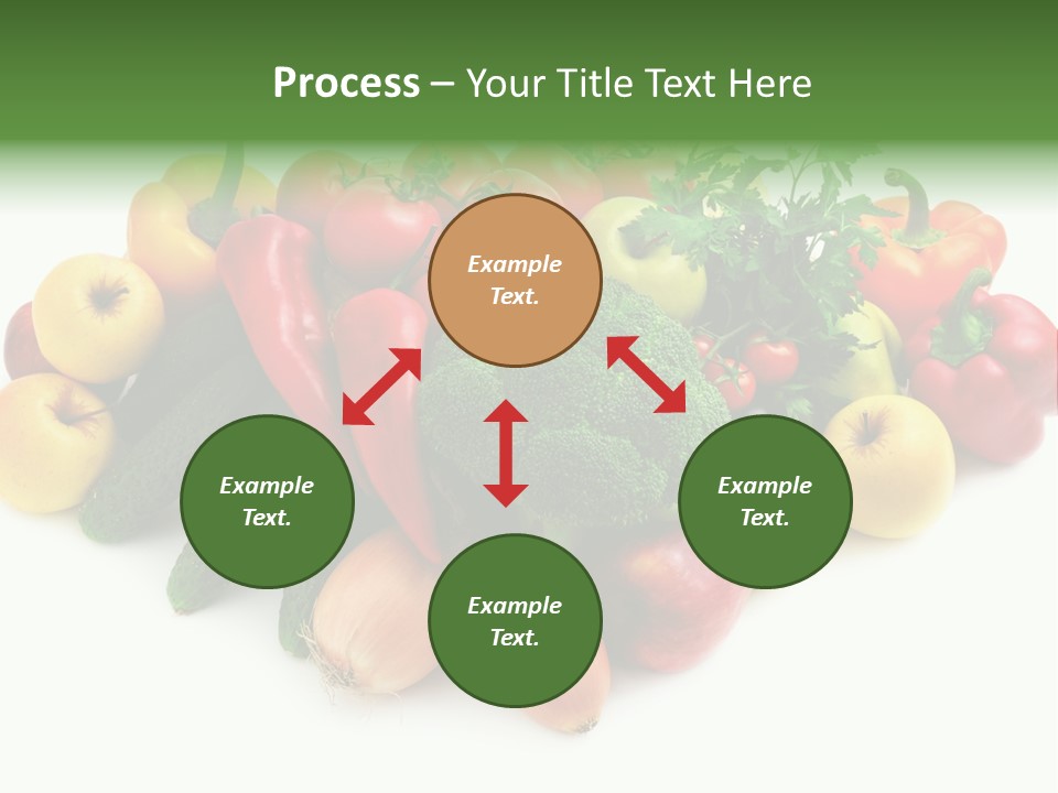 Arrangement Pepper Background PowerPoint Template