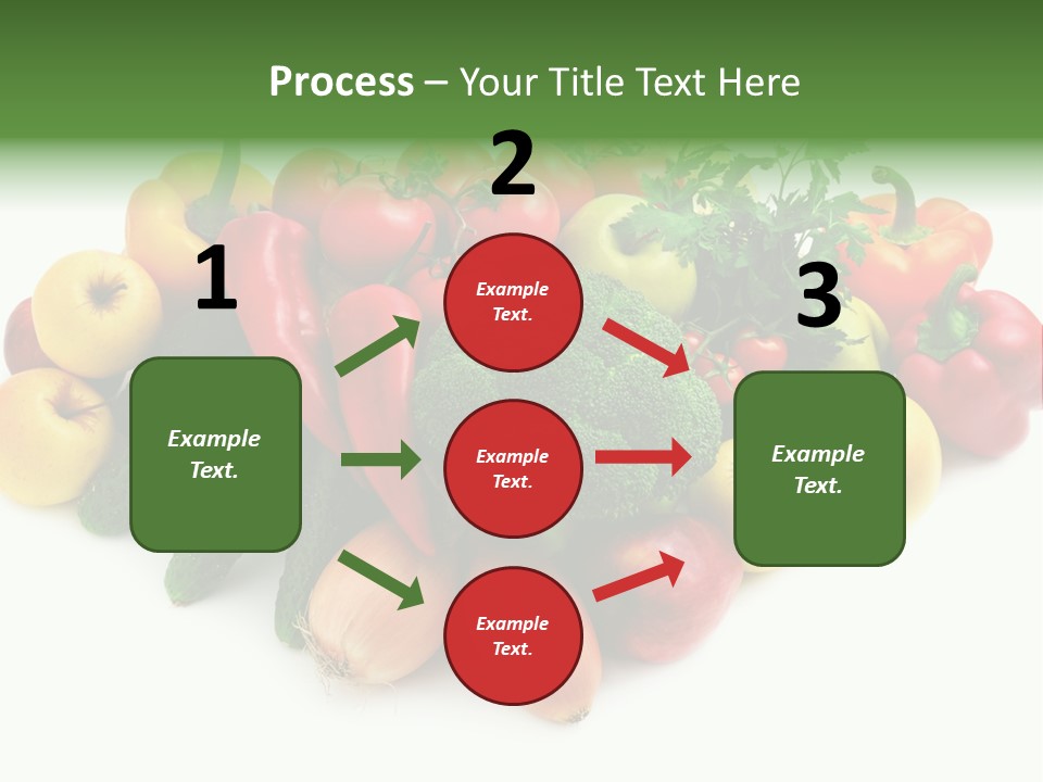 Arrangement Pepper Background PowerPoint Template