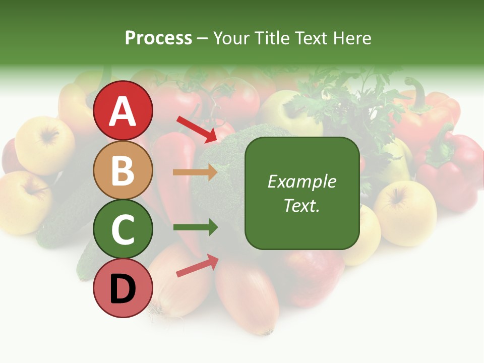 Arrangement Pepper Background PowerPoint Template