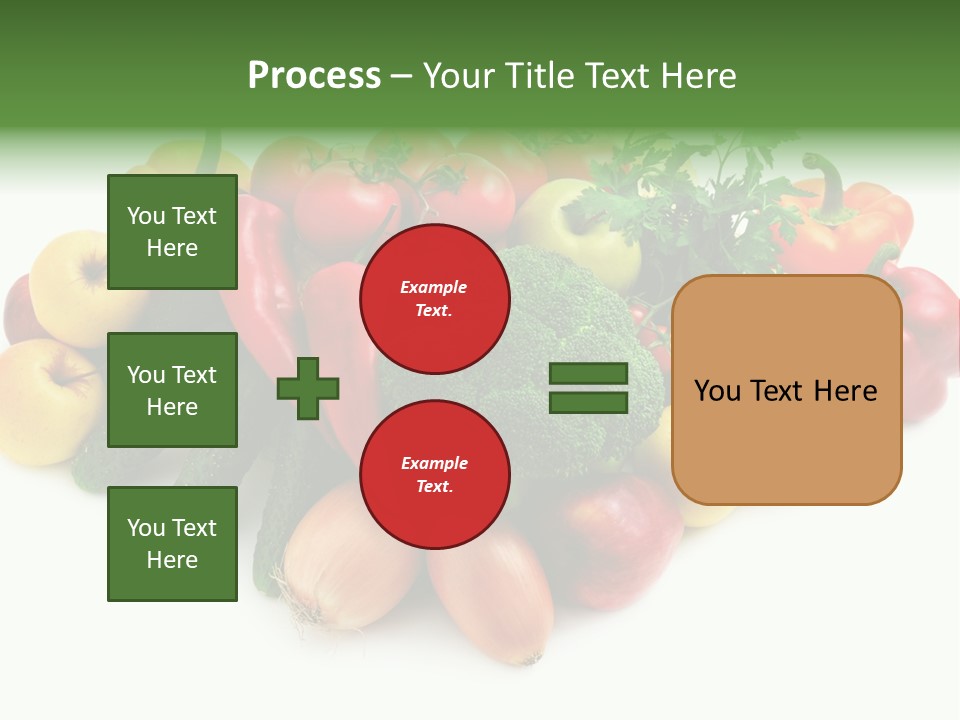 Arrangement Pepper Background PowerPoint Template