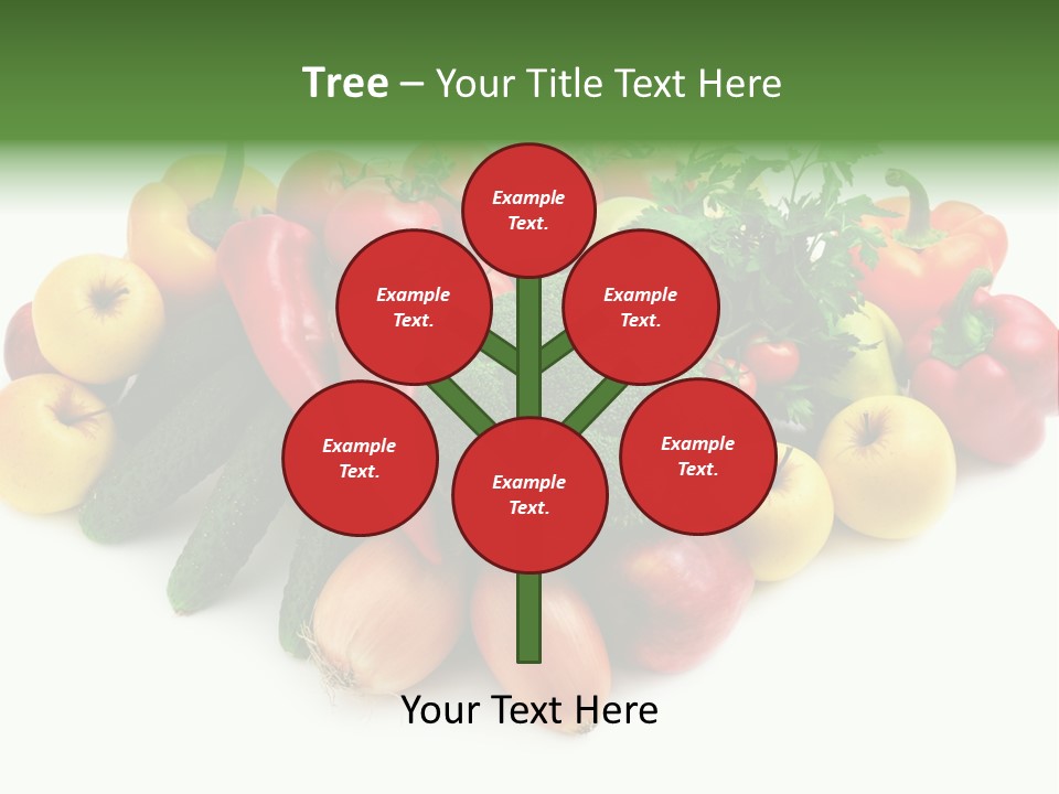 Arrangement Pepper Background PowerPoint Template