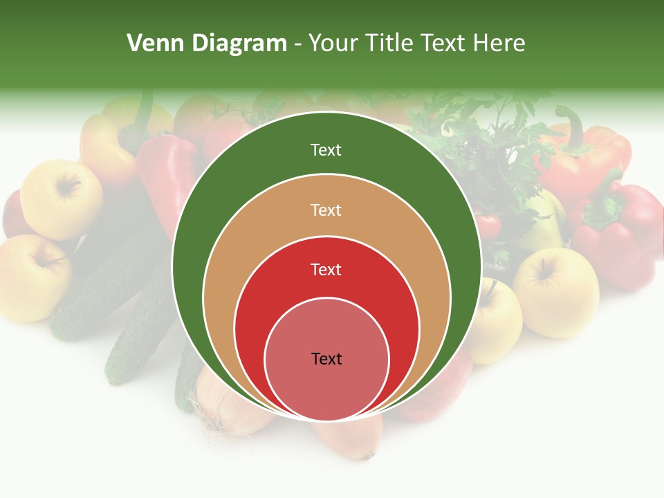 Arrangement Pepper Background PowerPoint Template