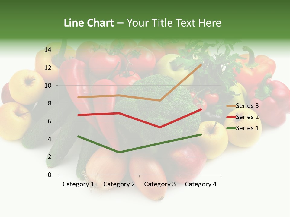 Arrangement Pepper Background PowerPoint Template