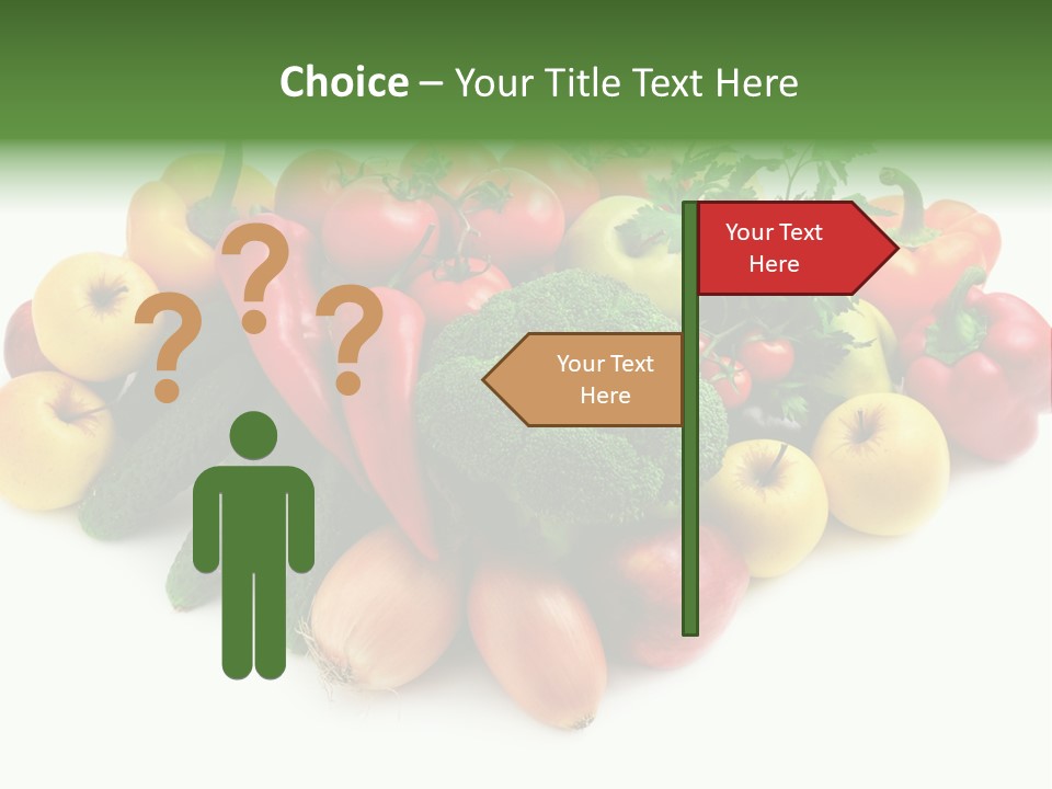 Arrangement Pepper Background PowerPoint Template