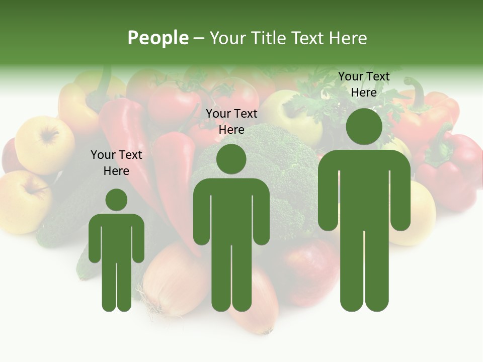 Arrangement Pepper Background PowerPoint Template