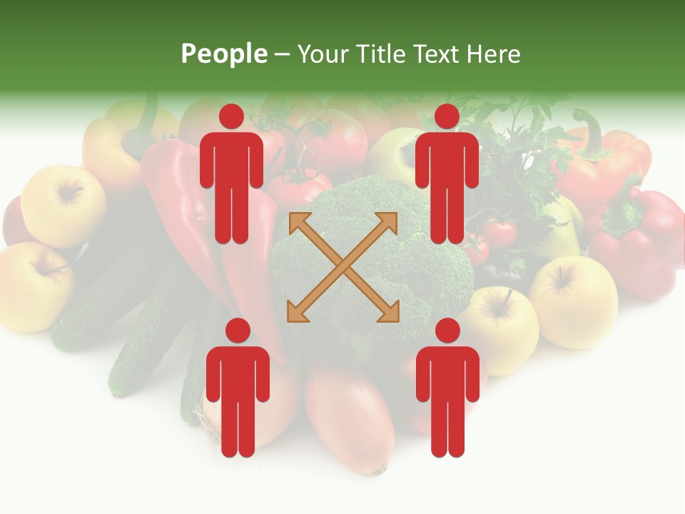 Arrangement Pepper Background PowerPoint Template