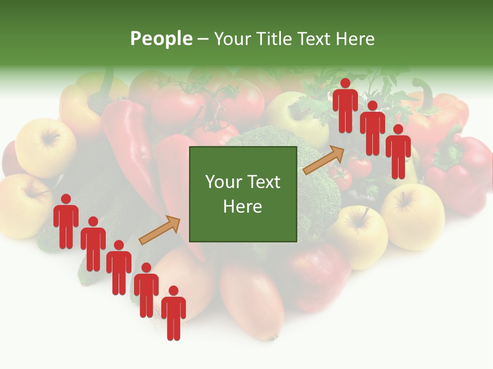 Arrangement Pepper Background PowerPoint Template