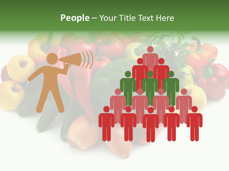 Arrangement Pepper Background PowerPoint Template