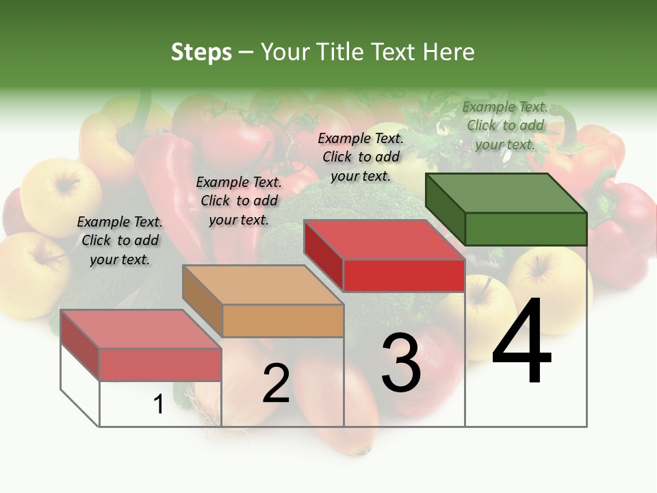 Arrangement Pepper Background PowerPoint Template