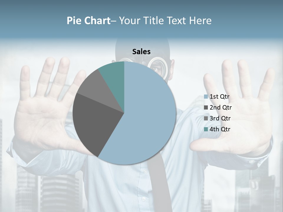 Man Face Rubber PowerPoint Template