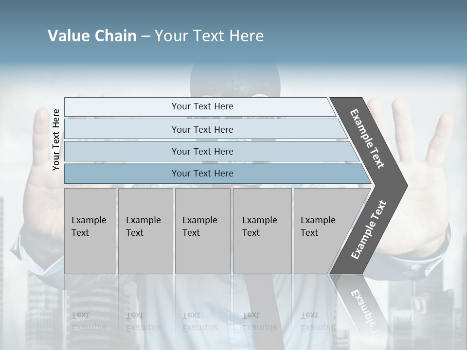 Man Face Rubber PowerPoint Template