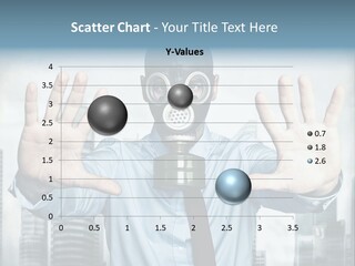 Man Face Rubber PowerPoint Template