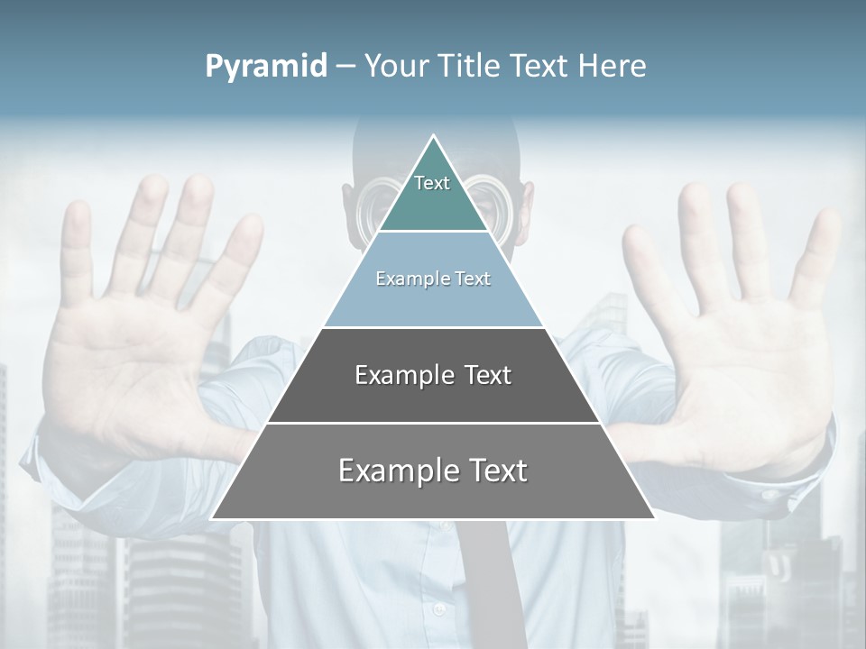 Man Face Rubber PowerPoint Template