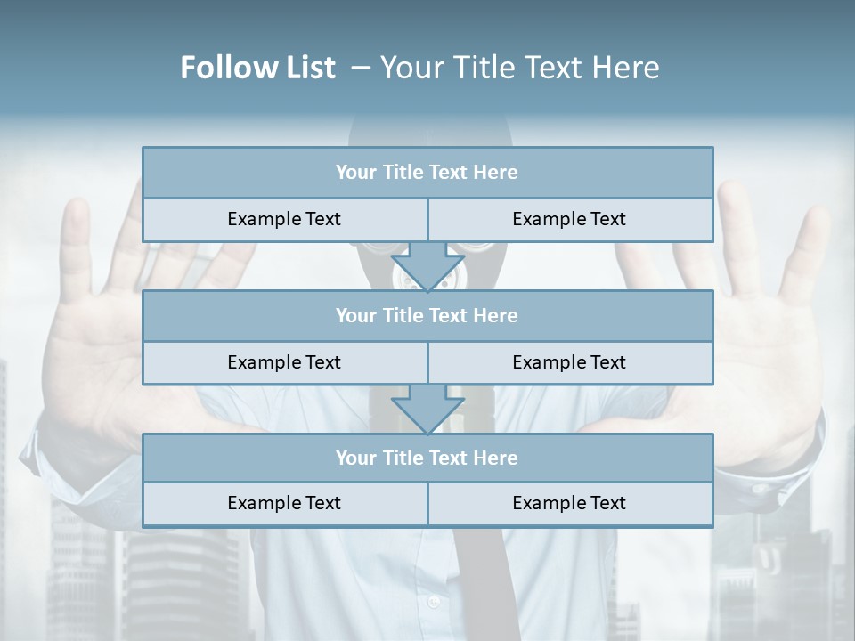 Man Face Rubber PowerPoint Template