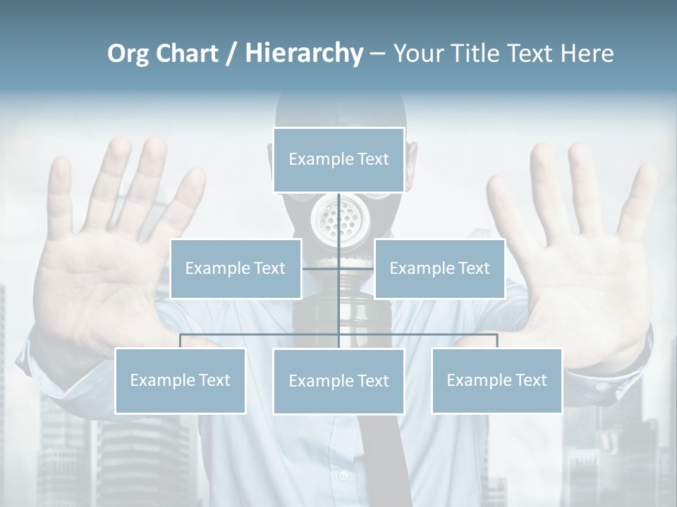 Man Face Rubber PowerPoint Template