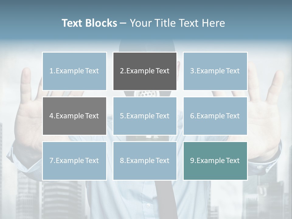 Man Face Rubber PowerPoint Template