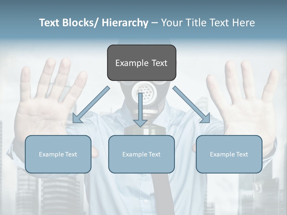 Man Face Rubber PowerPoint Template