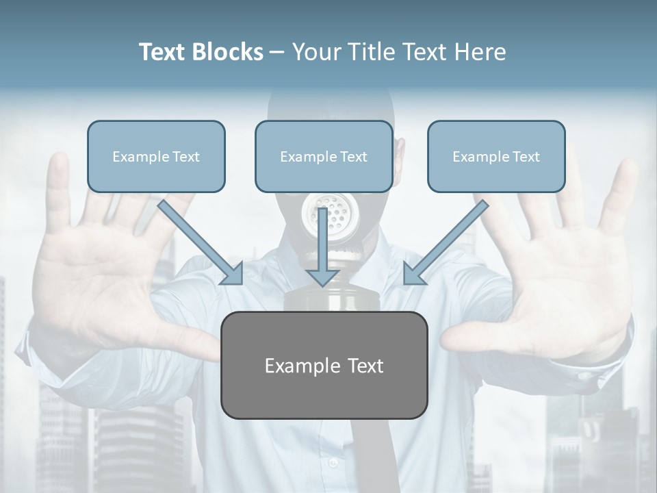 Man Face Rubber PowerPoint Template
