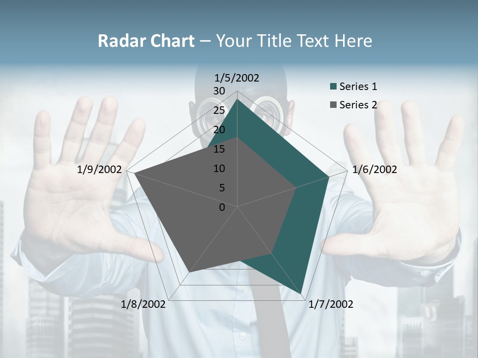 Man Face Rubber PowerPoint Template