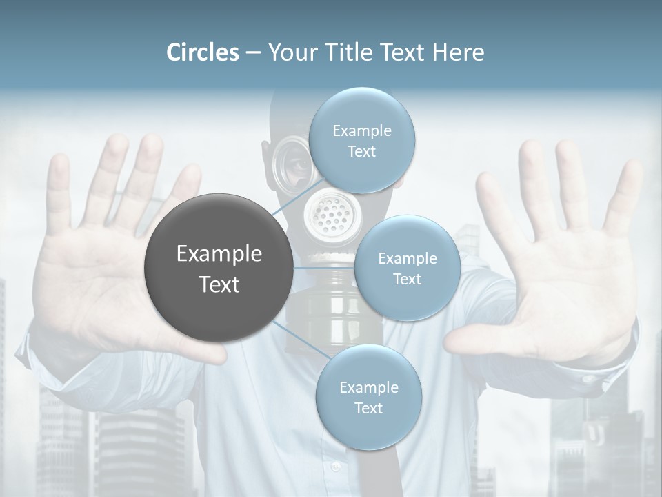 Man Face Rubber PowerPoint Template