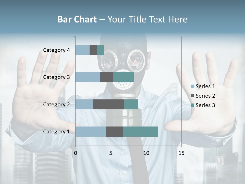 Man Face Rubber PowerPoint Template