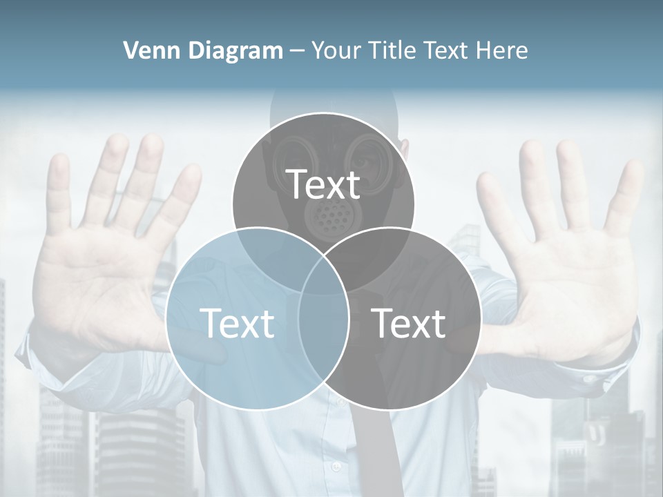 Man Face Rubber PowerPoint Template
