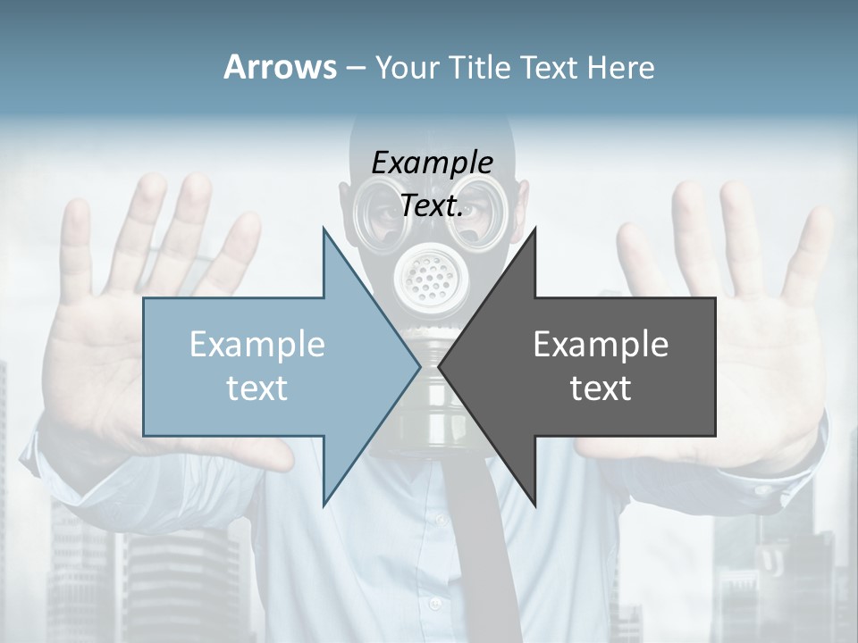 Man Face Rubber PowerPoint Template