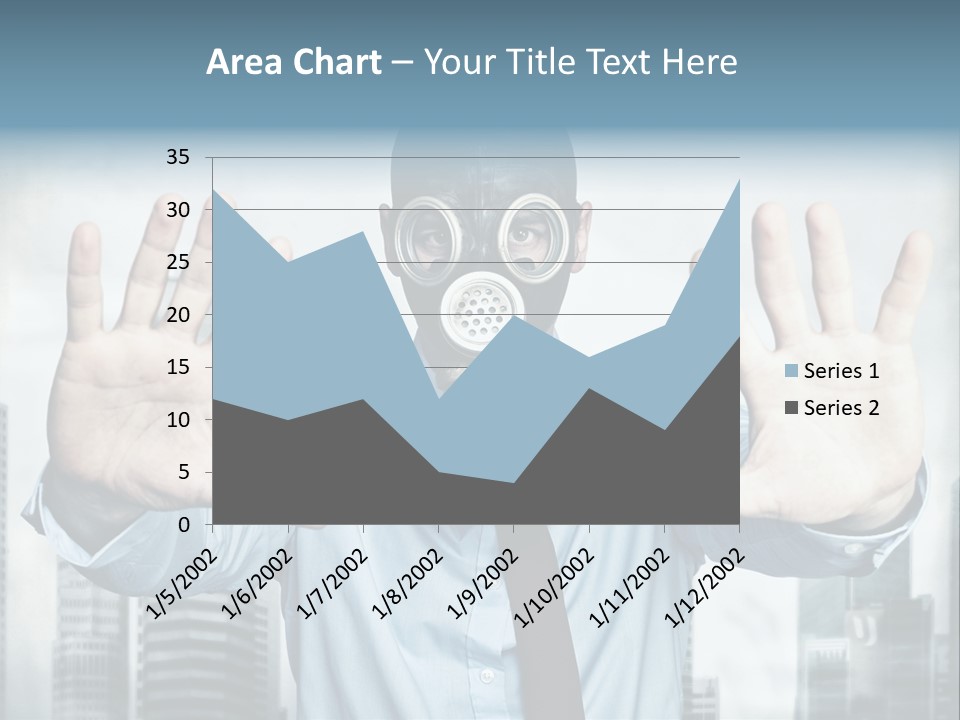 Man Face Rubber PowerPoint Template