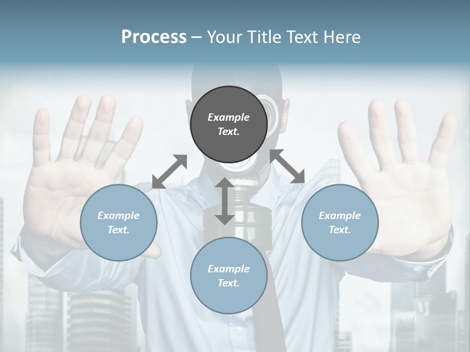 Man Face Rubber PowerPoint Template
