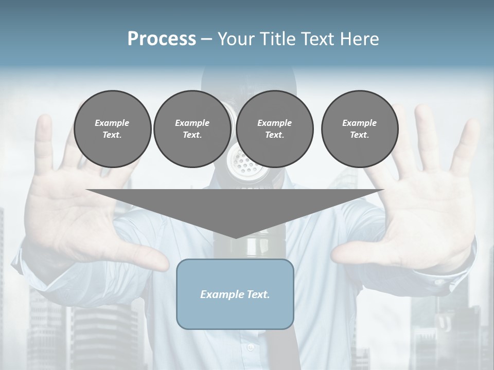 Man Face Rubber PowerPoint Template