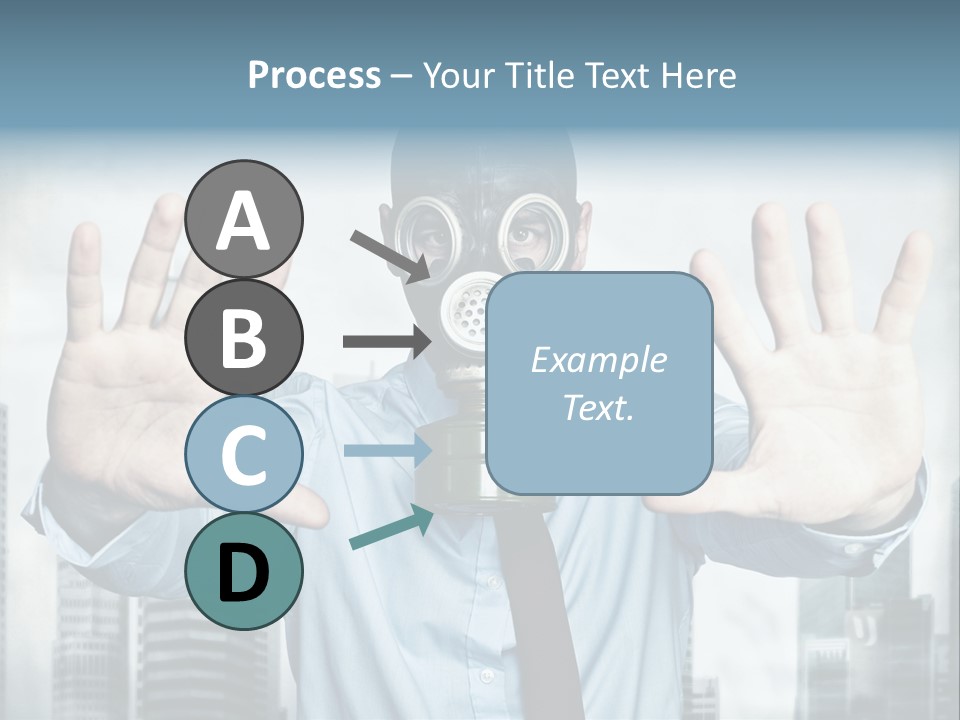 Man Face Rubber PowerPoint Template