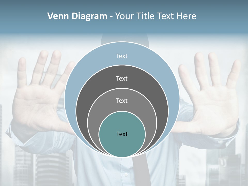 Man Face Rubber PowerPoint Template