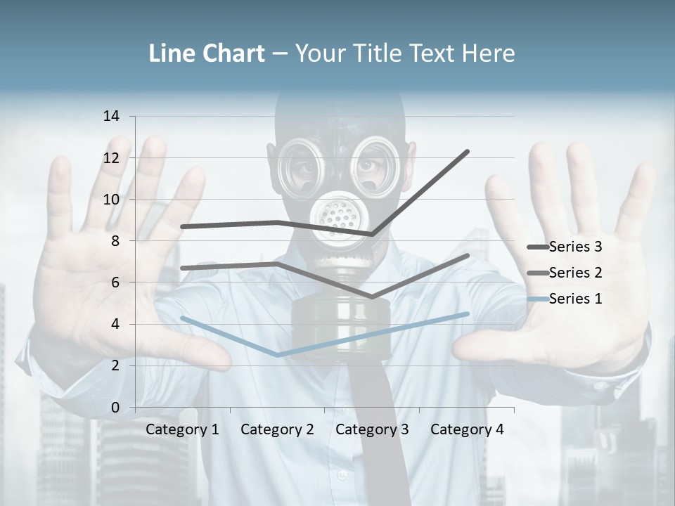 Man Face Rubber PowerPoint Template