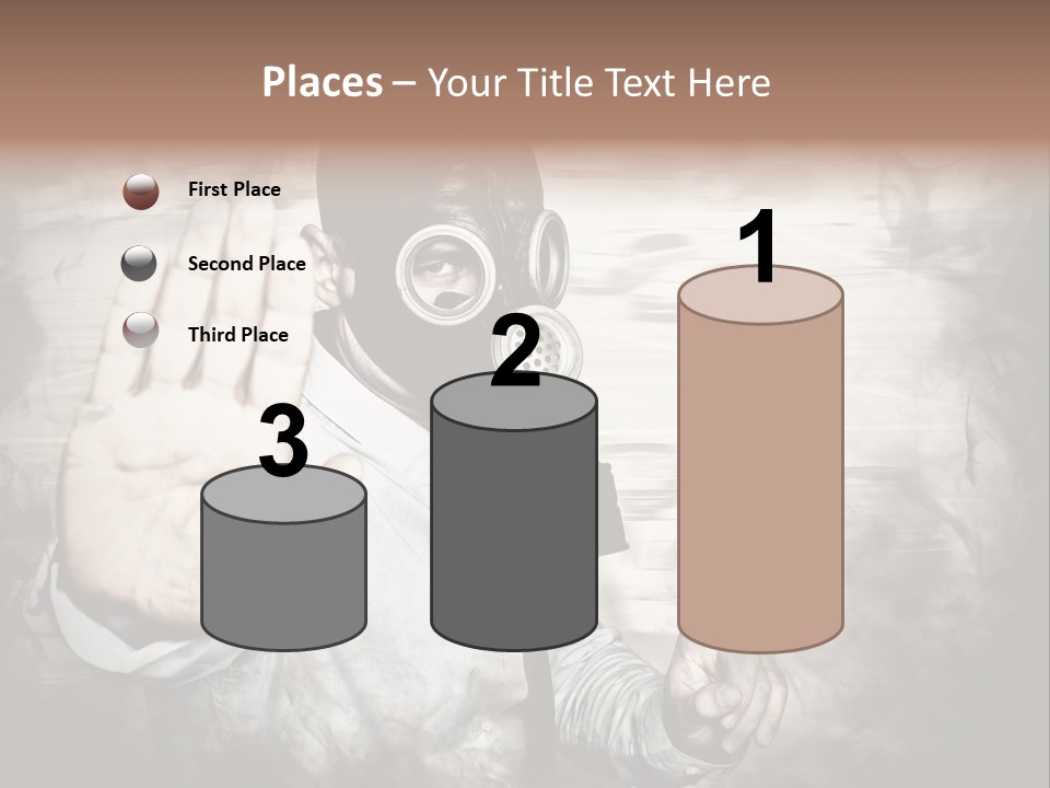 Denied Hazard Radiation PowerPoint Template