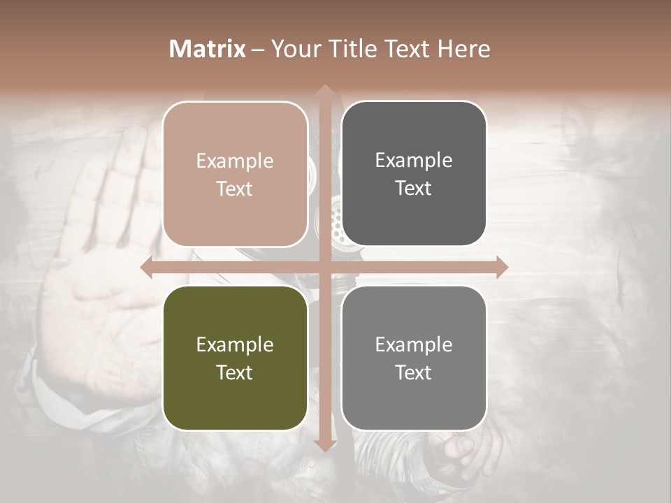 Denied Hazard Radiation PowerPoint Template