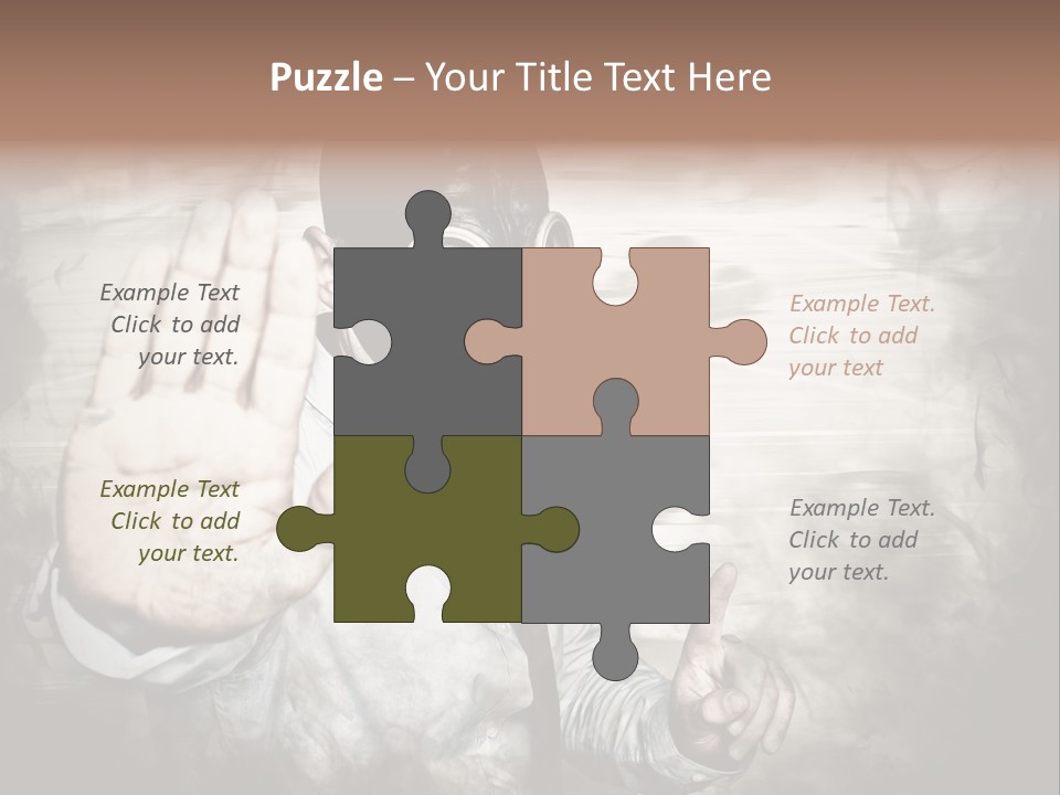 Denied Hazard Radiation PowerPoint Template