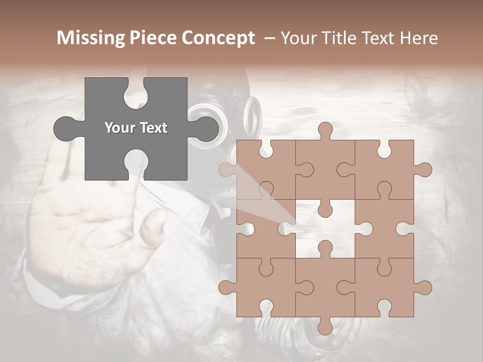 Denied Hazard Radiation PowerPoint Template