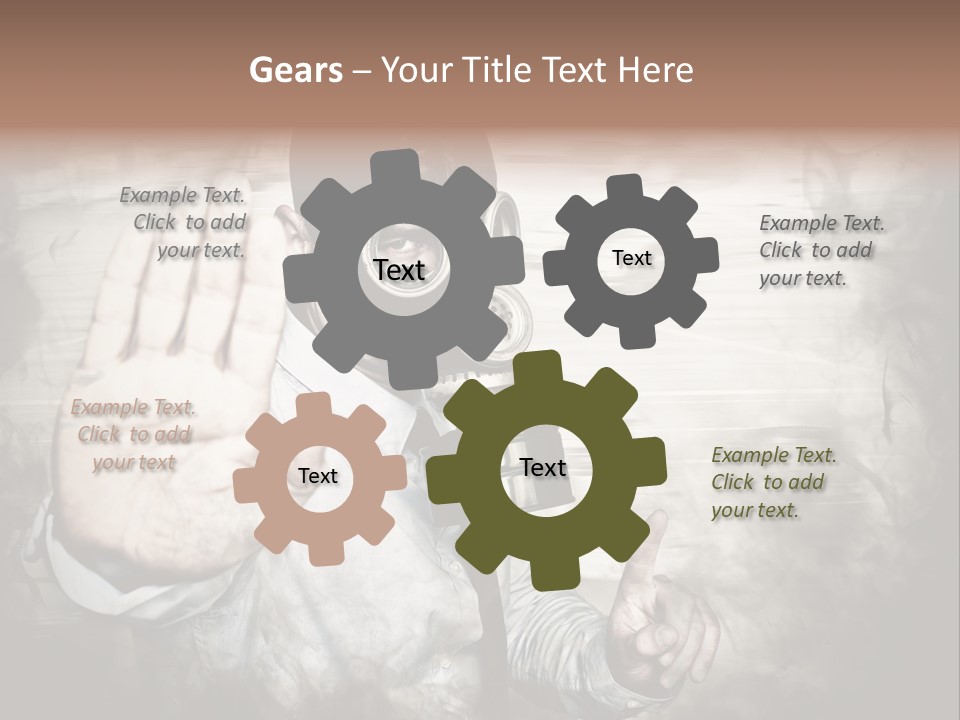 Denied Hazard Radiation PowerPoint Template