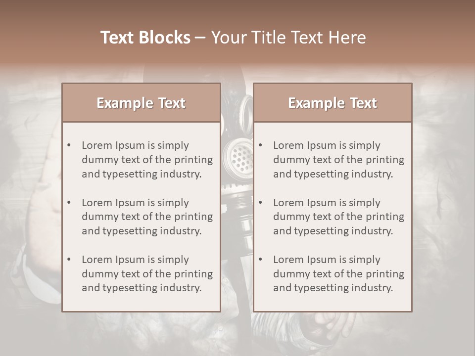 Denied Hazard Radiation PowerPoint Template