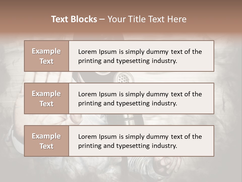 Denied Hazard Radiation PowerPoint Template