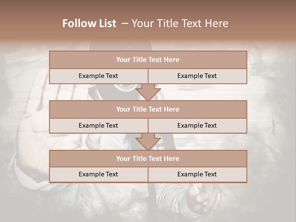 Denied Hazard Radiation PowerPoint Template