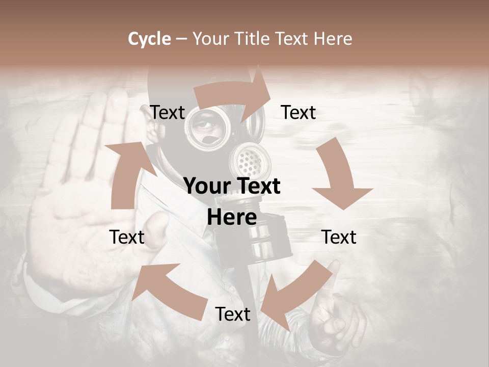 Denied Hazard Radiation PowerPoint Template