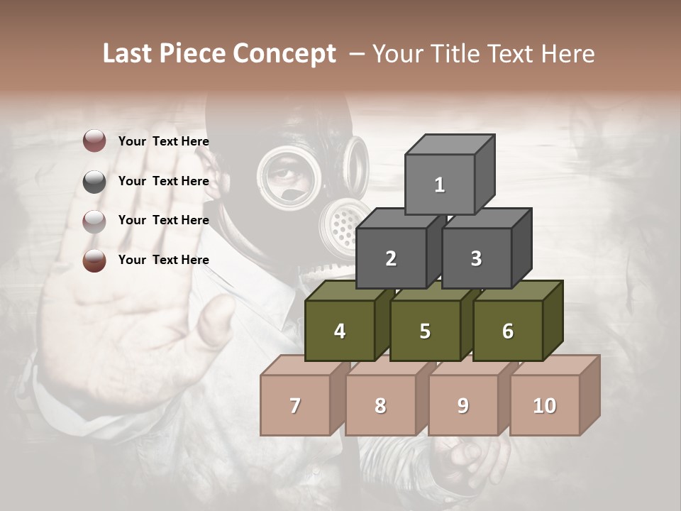 Denied Hazard Radiation PowerPoint Template