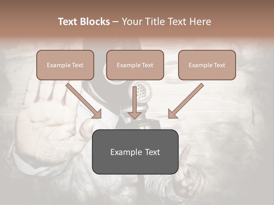 Denied Hazard Radiation PowerPoint Template