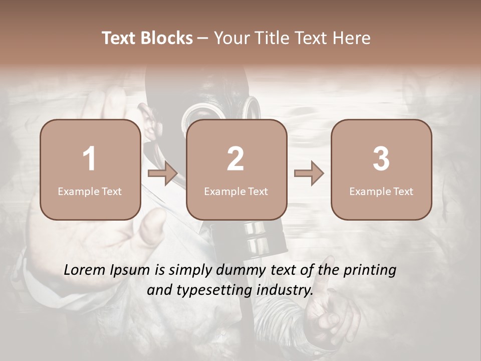 Denied Hazard Radiation PowerPoint Template