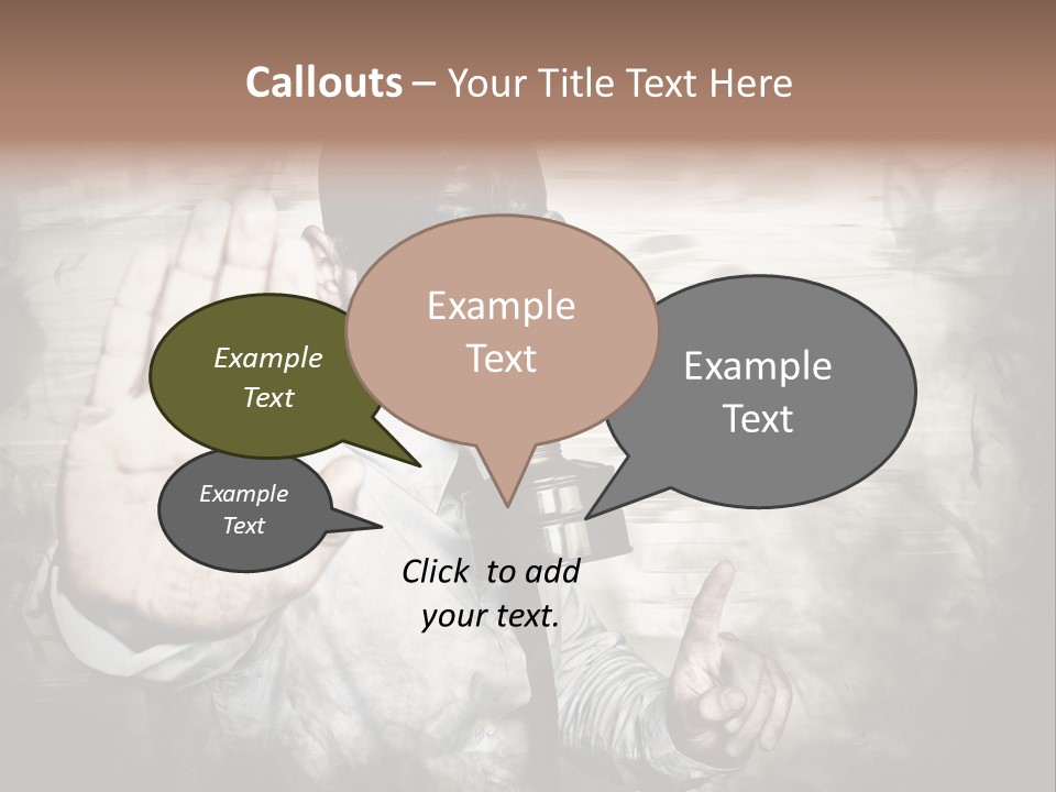 Denied Hazard Radiation PowerPoint Template