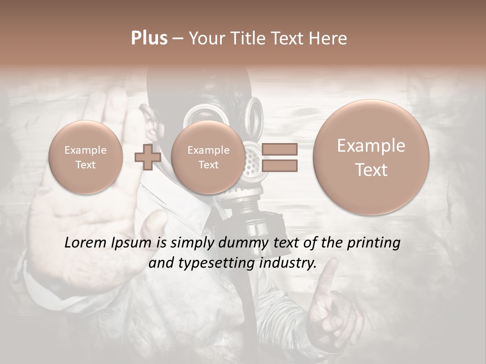 Denied Hazard Radiation PowerPoint Template